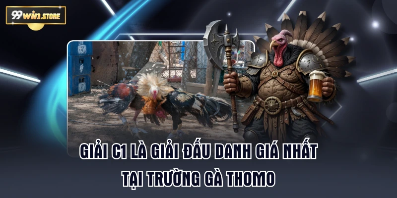 Giải C1 là giải đấu danh giá nhất tại trường gà Thomo